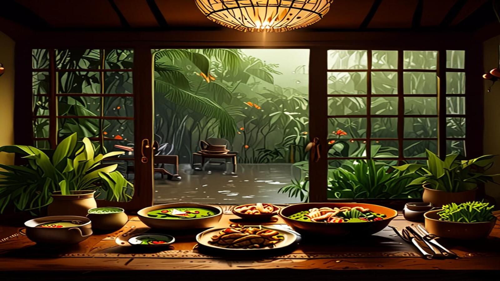 ร้านอาหารครอบครัวหน้าฝน: ทำไมชาวกรุงเทพฯ ถึงหลงรักบรรยากาศฝนตก